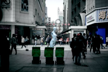 Shop street, Tianjin, China photo