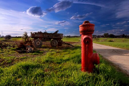 Plant green water hydrant