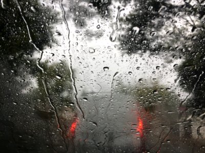 Car, Water, Drops photo