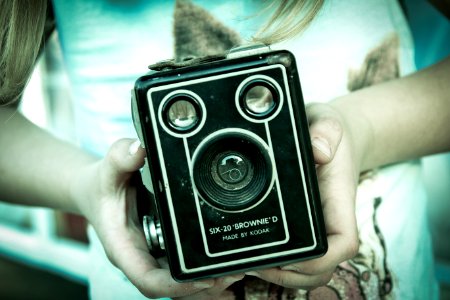 Camera, Kodak, Old photo