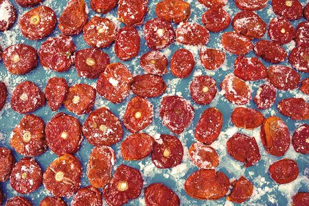 Salt tomato tomatoes