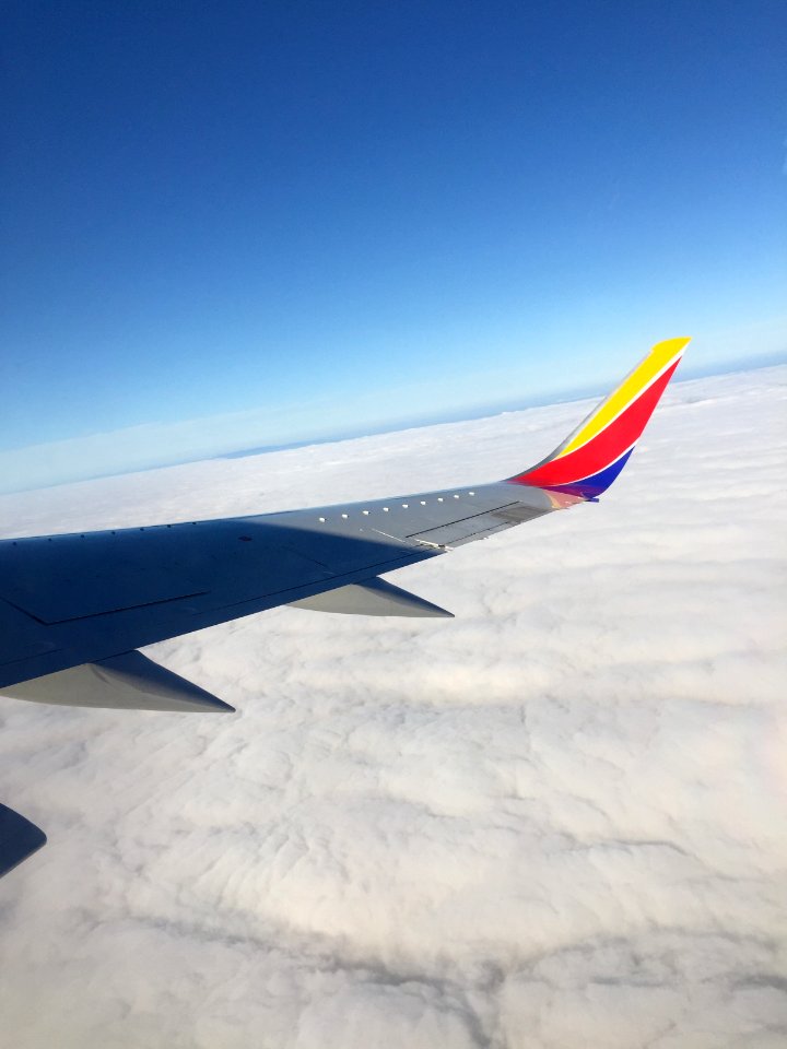 Clouds, Airplane, Sky