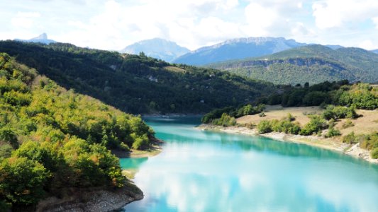 Lac de monteynardavignonet, France