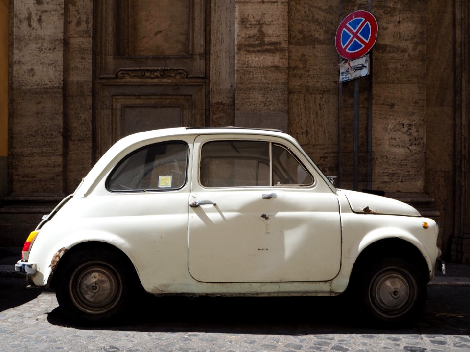 Rome, Italy, Fiat 500