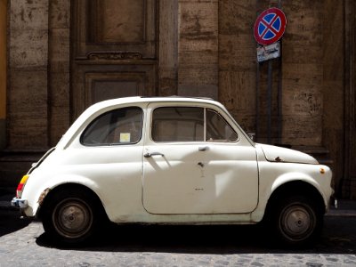 Rome, Italy, Fiat 500