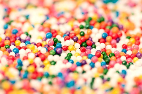 A colorful collection of candies. photo