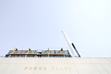 white and gray power plant