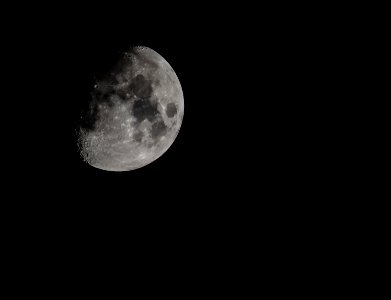 closeup moon photography