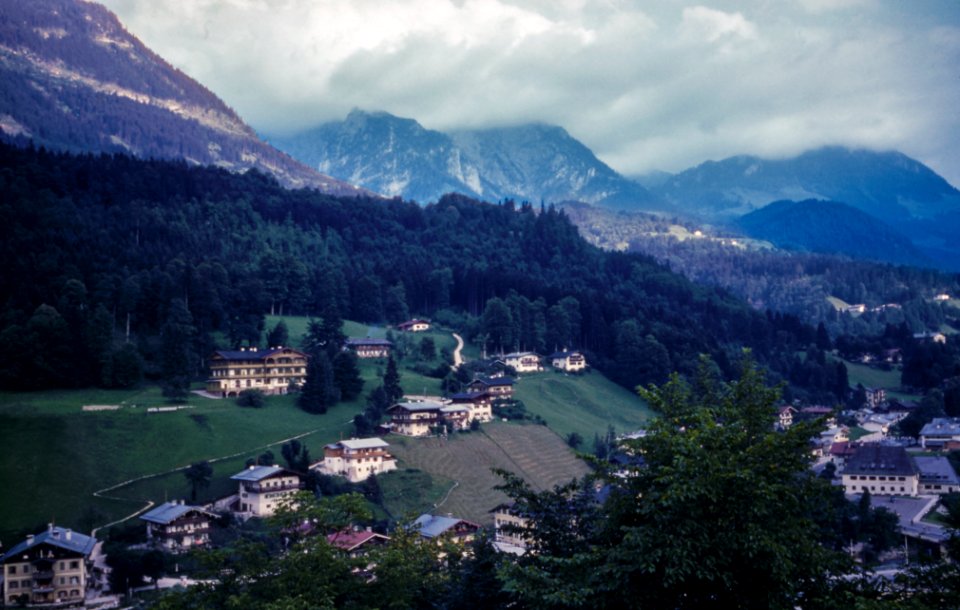 Clouds, Skyline, Mountains