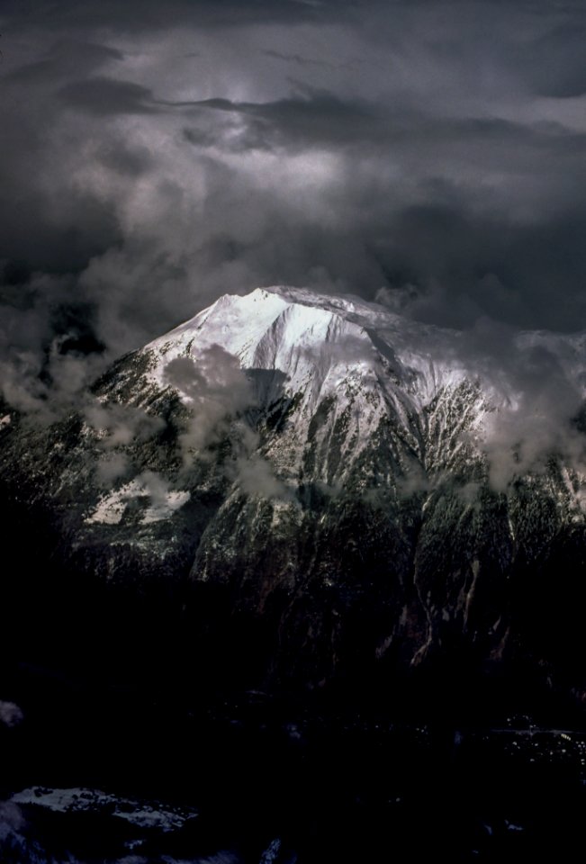 mountain during winter photo