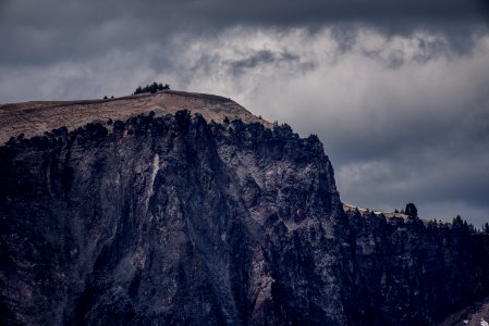 brown rock mountain photo