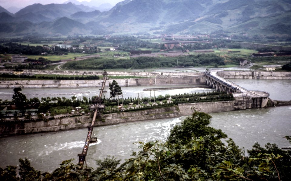aerial view of bridge