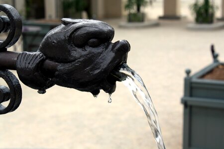 Park sculpture fountain photo