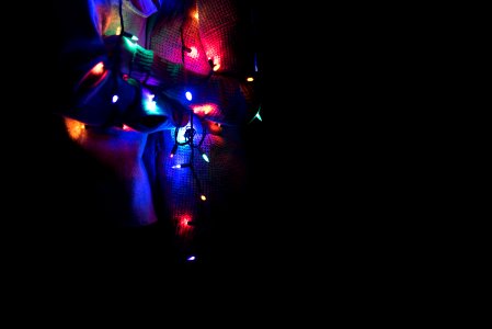 assorted-color string lights