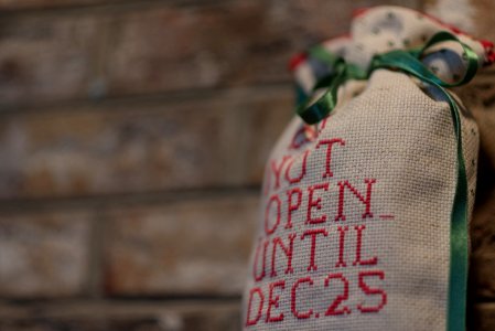 Bag, Red, Green