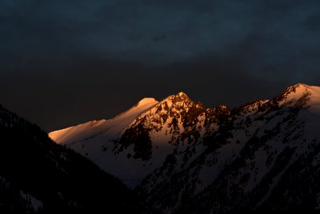 photo of mountain covered with snow