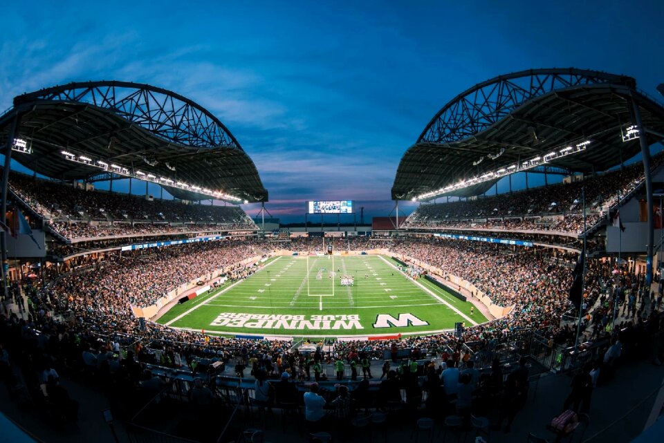 Winnipeg football stadium football