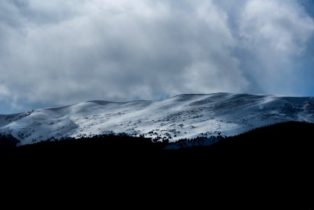 photo of snowy mountain alps photo