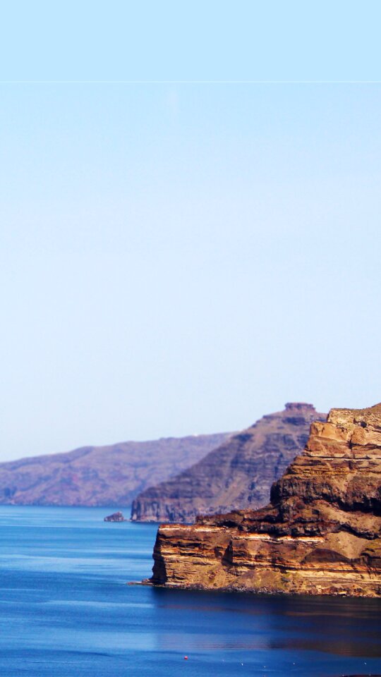 Sea greece rock
