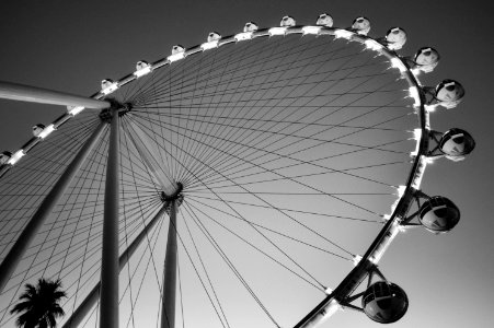 low-angle photography of ferris wheel photo
