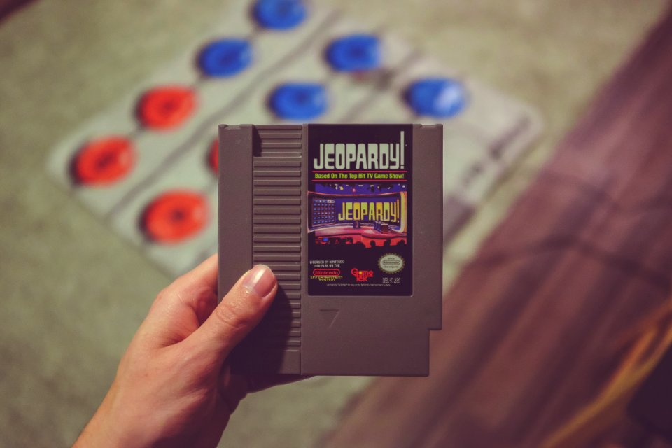 Nintendo Jeopardy game cartridge