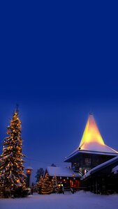 Starry sky finland house