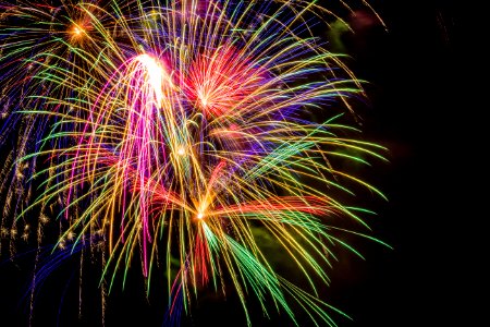 Fourth, Fourth of july, Long exposure