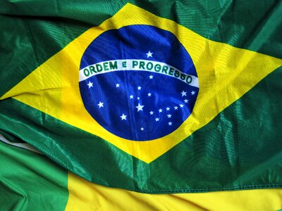 Green-blue-yellow brazil soccer fan-articles