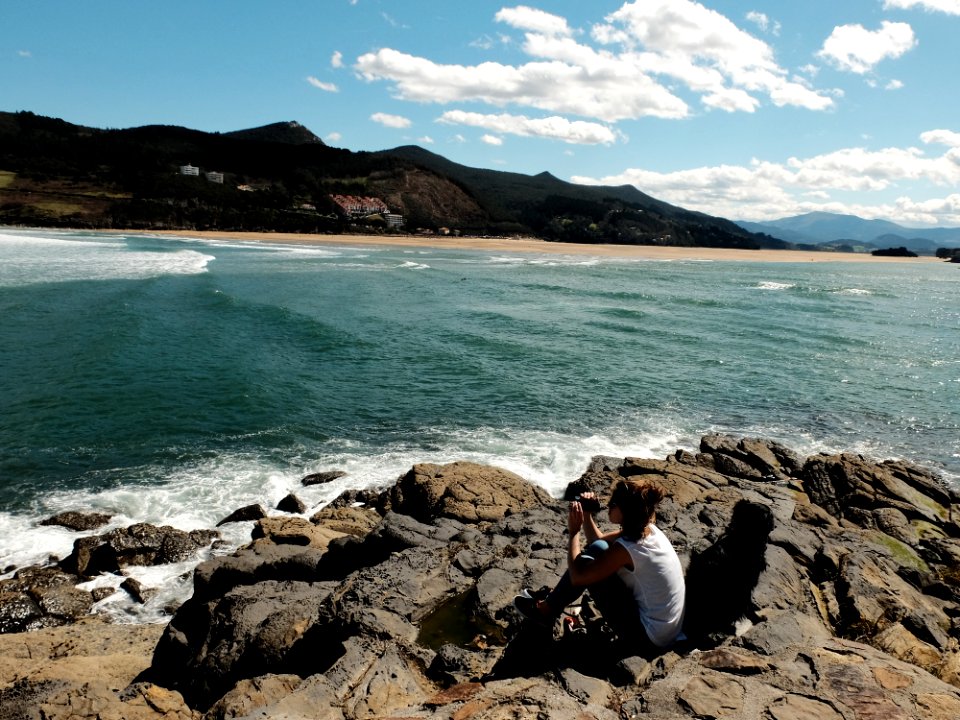 Mundaka, Spain, Girl