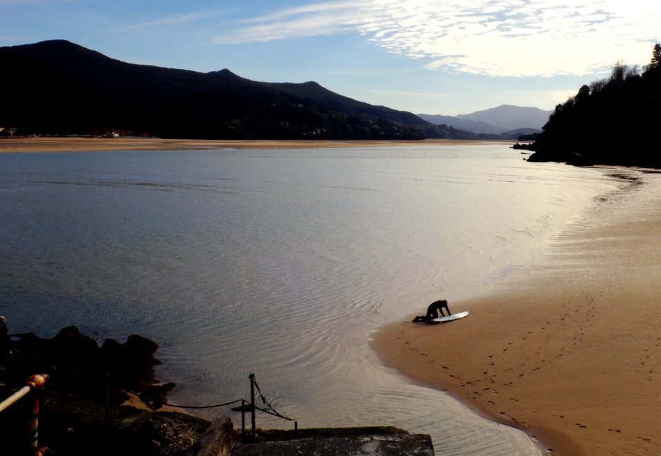Mundaka, Spain, Surfboard