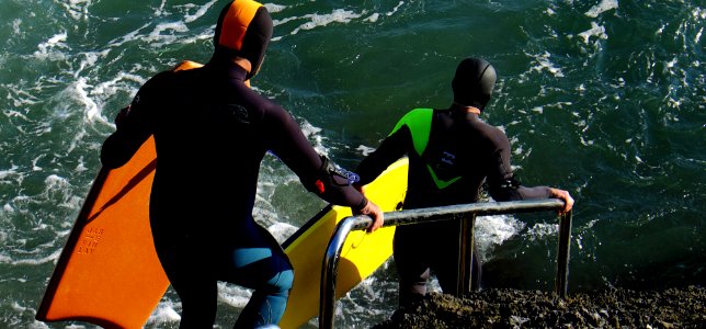 Sea, Yellow, Bodyboard photo