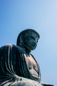 selective focus photography of Buddha statue during daytime photo