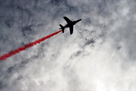 fighter plane on sky photo