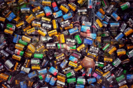 assorted-color cartridges photo