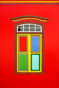 multicolored window illustration photo