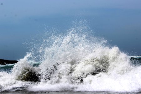 Oregon, Rocks, Waves