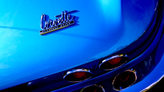 Auto, Chrome, Corvette photo