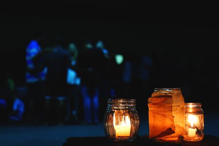 Candlelight candles celebration