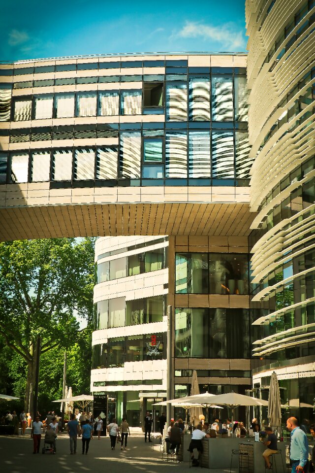 Facade glass abstract