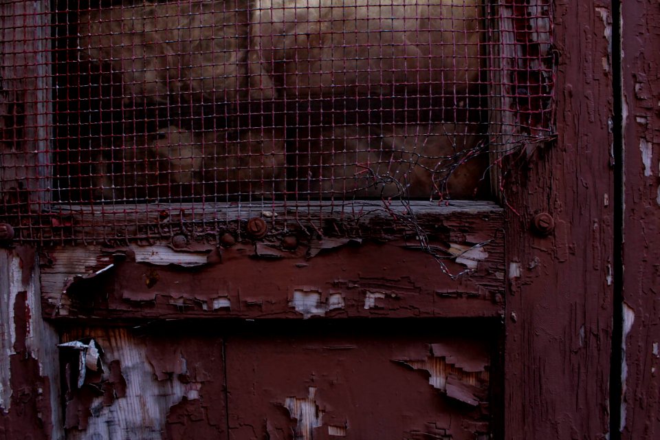 Chipped, Cage, Rustic