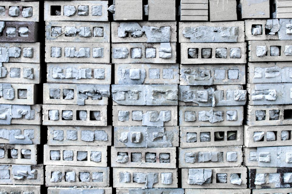 Gray, Industrial, Blocks