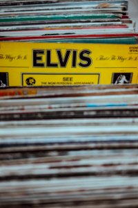 Elvis vinyl sleeve photo