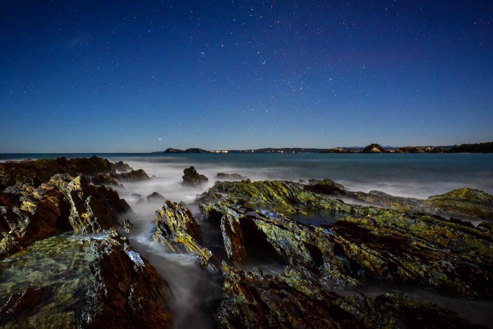 Ocean rocks sea photo