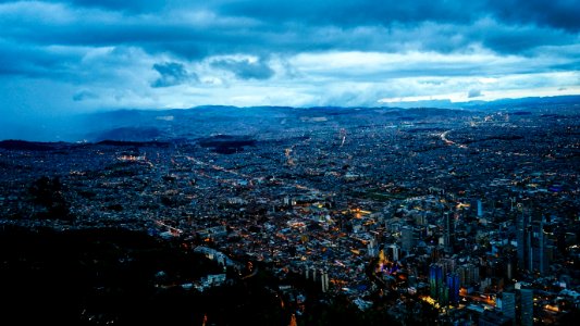 Monserrate, Colombia, Lights photo