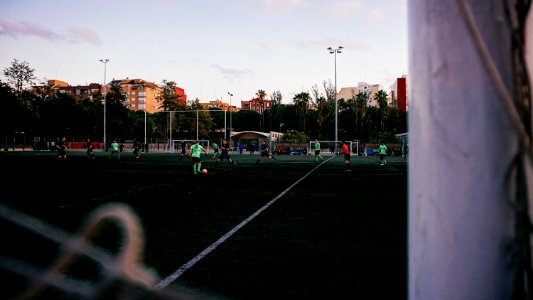 Ball, Goal, Field photo