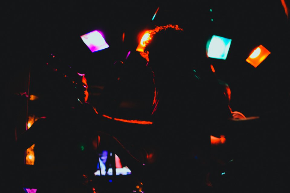 Lights, Silhouette, Dark