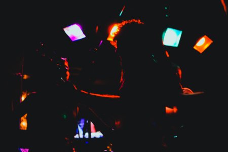 Lights, Silhouette, Dark
