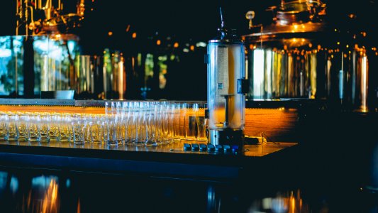 Bar, Glasses, Pints photo