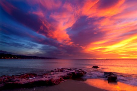 Playa de la misericordia, Spain, Sunrise photo