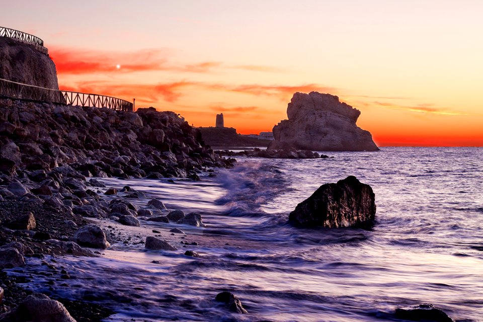 Mediterrneo, Pen del cuervo, Mlaga